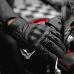 Vance VL412 Mens Premium Leather Perforated Cruiser Gloves