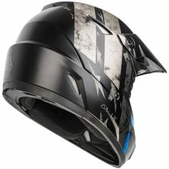 GMax MX-46 Off-Road Patriot Helmet 10 GMax MX-46 Off-Road Patriot Helmet -100 Percent Shop gmax mx 46 off road patriot helmet black grey rear view 78657.1647242836