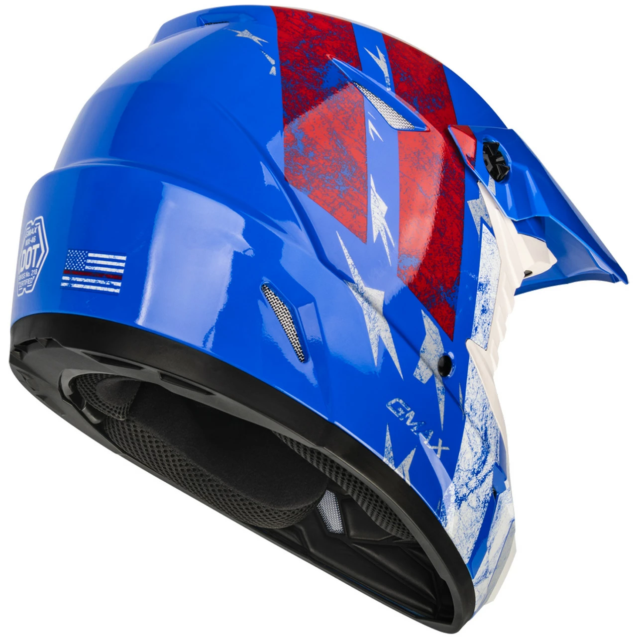 GMax MX-46 Off-Road Patriot Helmet 8 GMax MX-46 Off-Road Patriot Helmet - Image 6