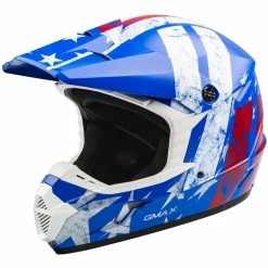 GMax MX-46 Off-Road Patriot Helmet 12 GMax MX-46 Off-Road Patriot Helmet -100 Percent Shop gmax mx 46 off road patriot helmet white blue 42847.1647242794