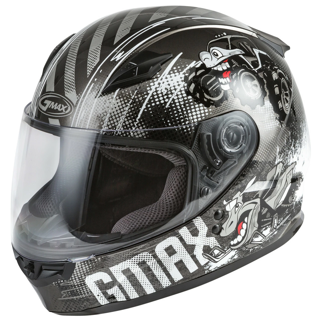 GMax Youth GM-49Y Beasts Helmet 3 GMax Youth GM-49Y Beasts Helmet