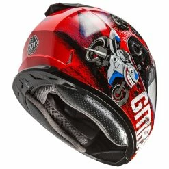 GMax Youth GM-49Y Beasts Helmet 16 GMax Youth GM-49Y Beasts Helmet -100 Percent Shop gmax youth gm 49y beasts helmet red rear view 32776.1572349284
