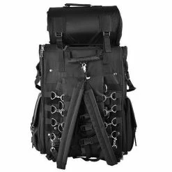 Vance VS347 Black Extra Large Studded 2-Piece Motorcycle Travel Touring Sissy Bar Bag 8 Vance VS347 Black Extra Large Studded 2-Piece Motorcycle Travel Touring Sissy Bar Bag -100 Percent Shop sb34 large motorcycle sissy bar bag back view 57578.1585652262.1280.1280 48830.1665001961