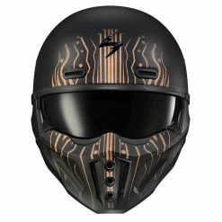Scorpion Covert X Tribe Helmet 10 Scorpion Covert X Tribe Helmet -100 Percent Shop scorpion covert x tribe helmet black brown front view 00242.1646895965