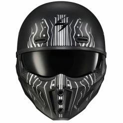 Scorpion Covert X Tribe Helmet 15 Scorpion Covert X Tribe Helmet -100 Percent Shop scorpion covert x tribe helmet black white front view 46586.1646895988