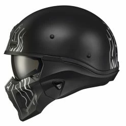 Scorpion Covert X Tribe Helmet 14 Scorpion Covert X Tribe Helmet -100 Percent Shop scorpion covert x tribe helmet black white side view 53293.1646895983