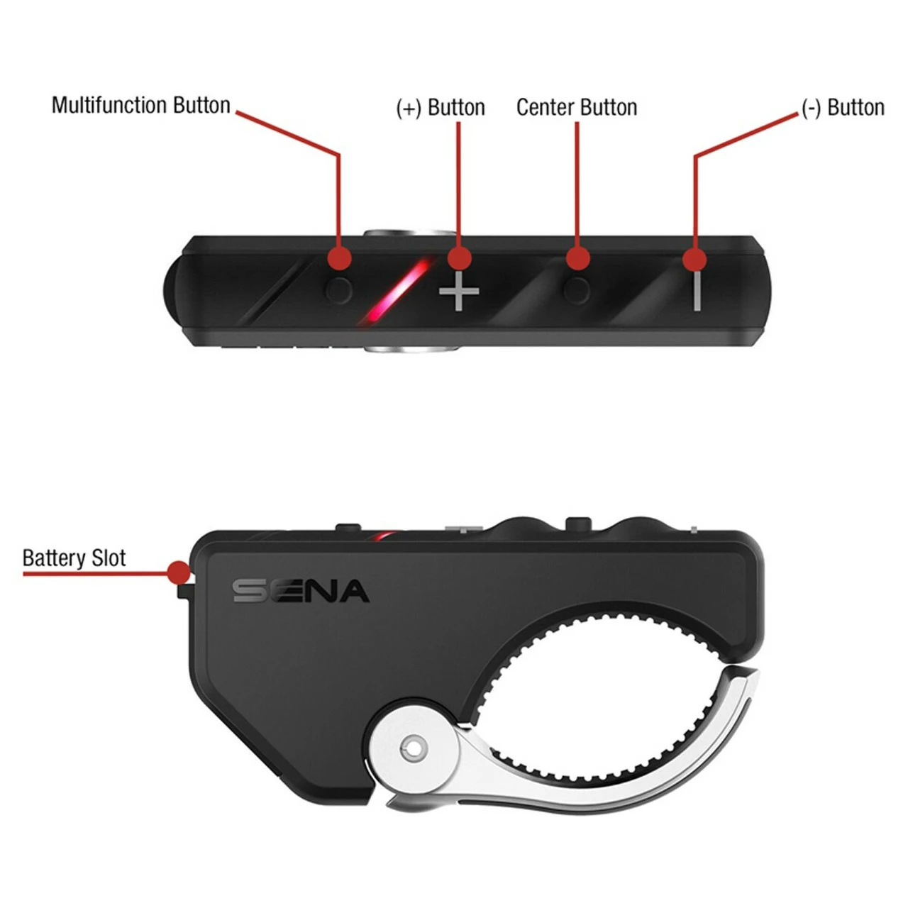 Sena RC4 4-Button Remote For Bluetooth Communication System 5 Sena RC4 4-Button Remote For Bluetooth Communication System - Image 3