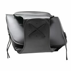 Vance VS205GB Slanted Black And Grey Concealed Carry Braided Motorcycle Saddlebags